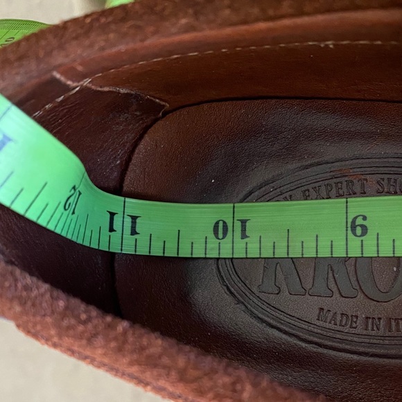 KROLL Italy Brown Suede Leather Men’s Loafers 44 - Picture 10 of 16